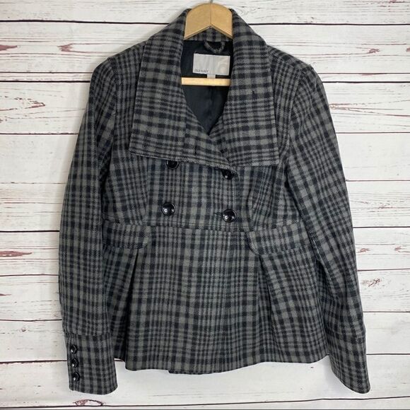 Old Navy Jackets & Blazers - Old Navy Double-Breasted Swing Coat Wool Black